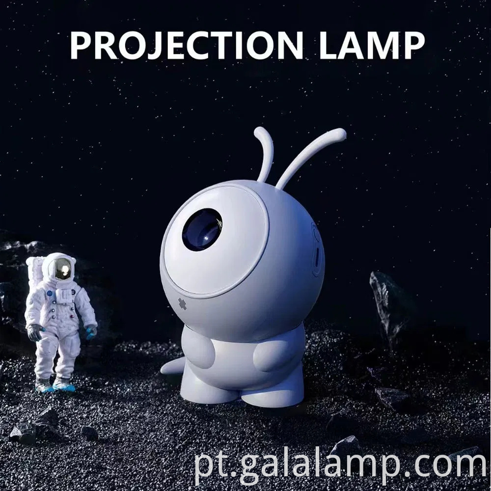 Luz de Projeto de Projeto de Galáxia Alienada Recarregável para Quarto